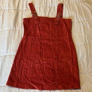 Cutie Little Corduroy Overalls Dress